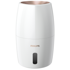 Philips 2000 Series HU2716 Humidifier - Stylish Pink & White Desk Design for Optimal Comfort